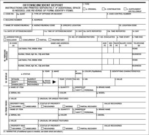 Blank Police Report Template Templates Example Templates Example