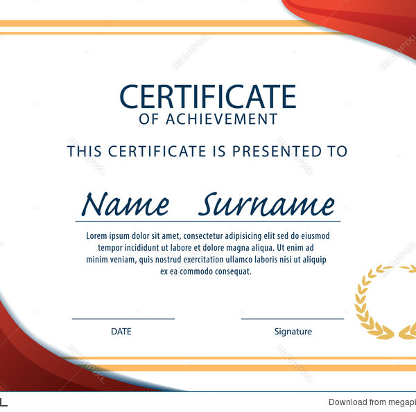 Certificate Template Size (4) - TEMPLATES EXAMPLE | TEMPLATES EXAMPLE