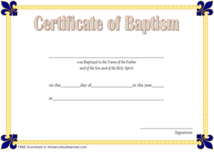 Roman Catholic Baptism Certificate Template (1) - TEMPLATES EXAMPLE ...