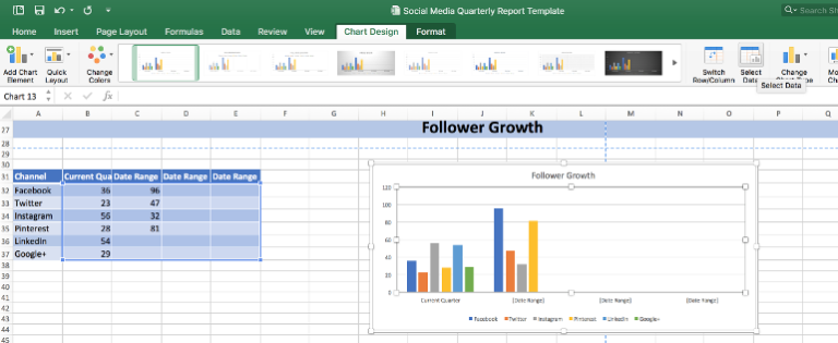 Social Media Report Template (1) - TEMPLATES EXAMPLE | TEMPLATES EXAMPLE