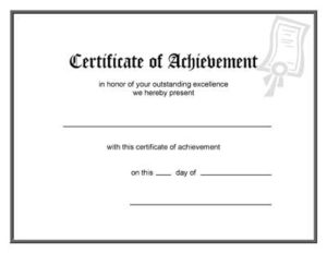 Free Printable Blank Award Certificate Templates (5) - TEMPLATES ...