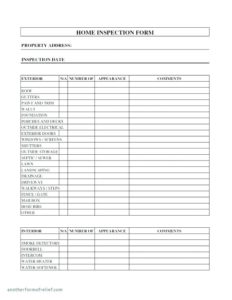 Home Inspection Report Template Free (6) - TEMPLATES EXAMPLE ...