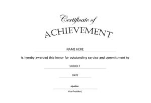 Landscape Certificate Templates (4) - TEMPLATES EXAMPLE | TEMPLATES EXAMPLE