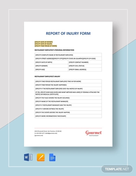 Patient Report Form Template Download Doctemplates