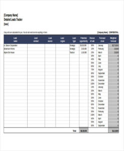 Sales Lead Report Template (3) - TEMPLATES EXAMPLE | TEMPLATES EXAMPLE