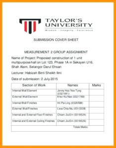 Assignment Report Template (2) - TEMPLATES EXAMPLE | TEMPLATES EXAMPLE