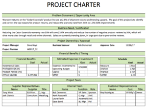 Dmaic Report Template (1) - TEMPLATES EXAMPLE | TEMPLATES EXAMPLE