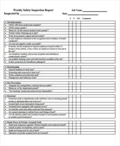 Hse Report Template (5) - TEMPLATES EXAMPLE | TEMPLATES EXAMPLE