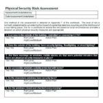 Physical Security Report Template Templates Example Templates