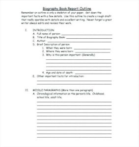 Skeleton Book Report Template (2) - TEMPLATES EXAMPLE | TEMPLATES EXAMPLE