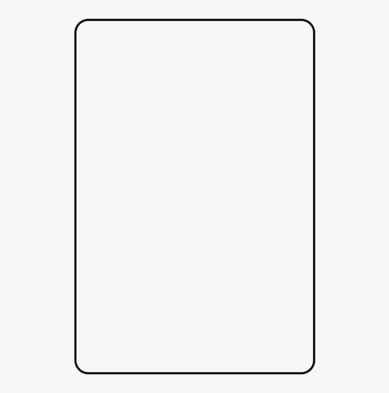 Blank Playing Card Template (3) - TEMPLATES EXAMPLE | TEMPLATES EXAMPLE