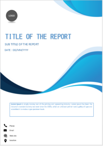 Cover Page Of Report Template In Word (3) - TEMPLATES EXAMPLE ...