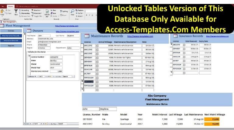 Fleet Report Template Templates Example Templates Example