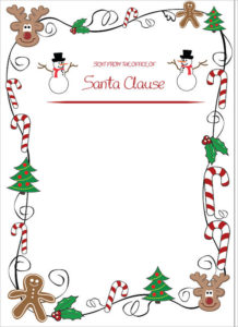 Blank Letter From Santa Template (6) - TEMPLATES EXAMPLE | TEMPLATES ...