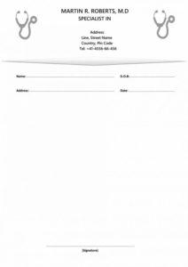 Blank Prescription Form Template (2) - TEMPLATES EXAMPLE | TEMPLATES ...