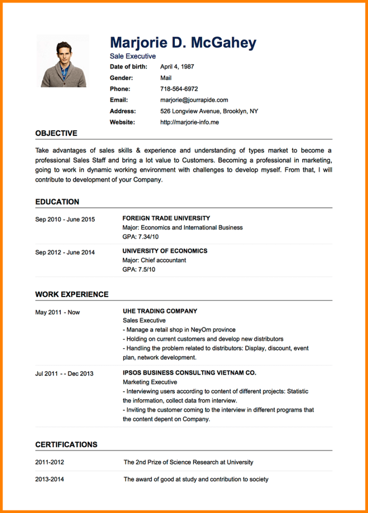 Cv Templates Examples (2) - TEMPLATES EXAMPLE | TEMPLATES EXAMPLE