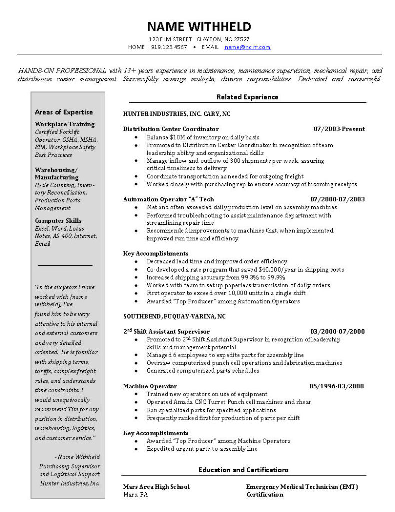 resume template for 2020