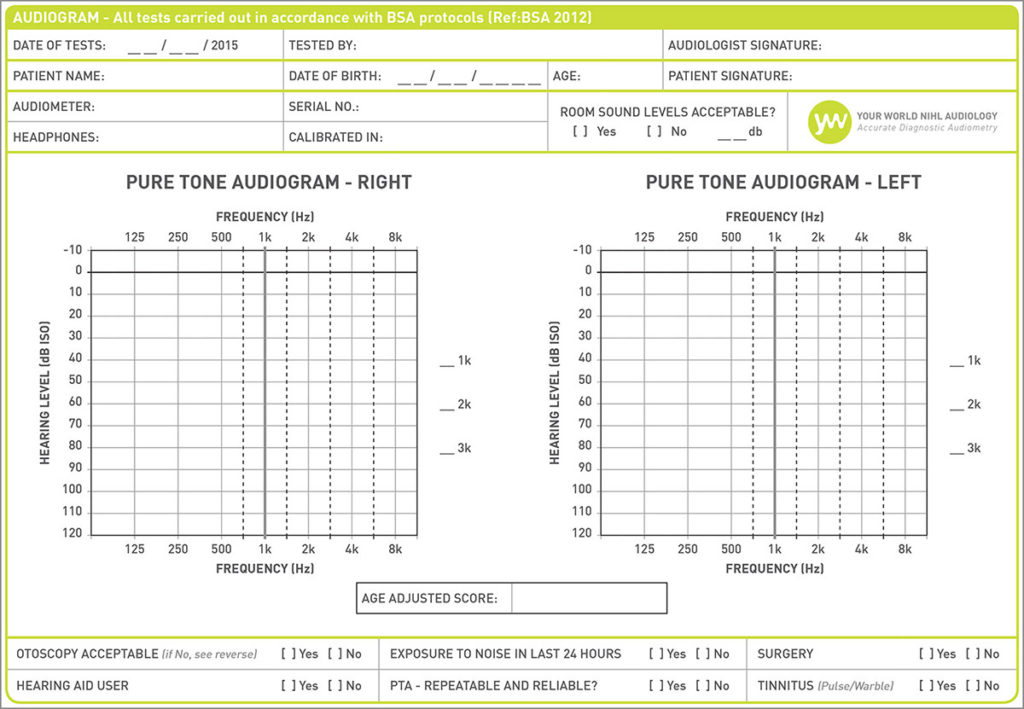 Blank Audiogram Template Download TEMPLATES EXAMPLE TEMPLATES EXAMPLE