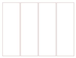 Free Blank Bookmark Templates To Print (4) - TEMPLATES EXAMPLE ...