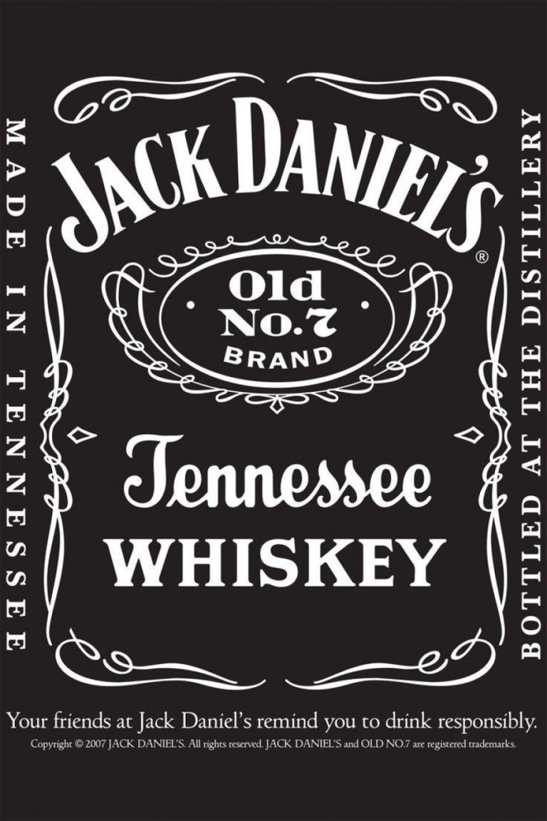 Blank Jack Daniels Label Template (1) TEMPLATES EXAMPLE TEMPLATES