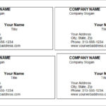 Free Blank Business Card Template Word (1) - TEMPLATES EXAMPLE ...