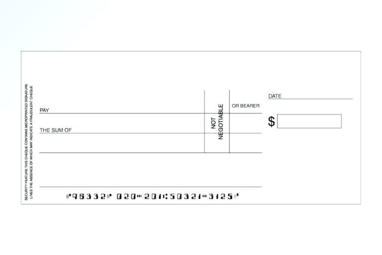 Large Blank Cheque Template (5) - TEMPLATES EXAMPLE | TEMPLATES EXAMPLE