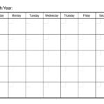 Month At A Glance Blank Calendar Template (8) - TEMPLATES EXAMPLE ...