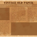Old Blank Newspaper Template (8) - TEMPLATES EXAMPLE | TEMPLATES EXAMPLE