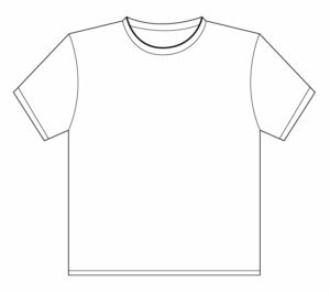 Printable Blank Tshirt Template (2) - TEMPLATES EXAMPLE | TEMPLATES EXAMPLE