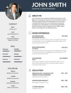 Resume Templates Best (1) - TEMPLATES EXAMPLE | TEMPLATES EXAMPLE