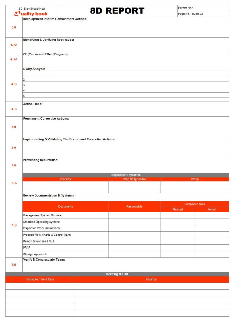 8d Report Template Excel Download (5) TEMPLATES EXAMPLE TEMPLATES