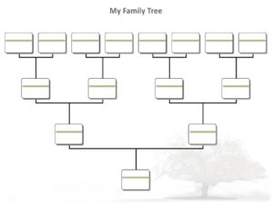 Blank Tree Diagram Template (5) - TEMPLATES EXAMPLE | TEMPLATES EXAMPLE