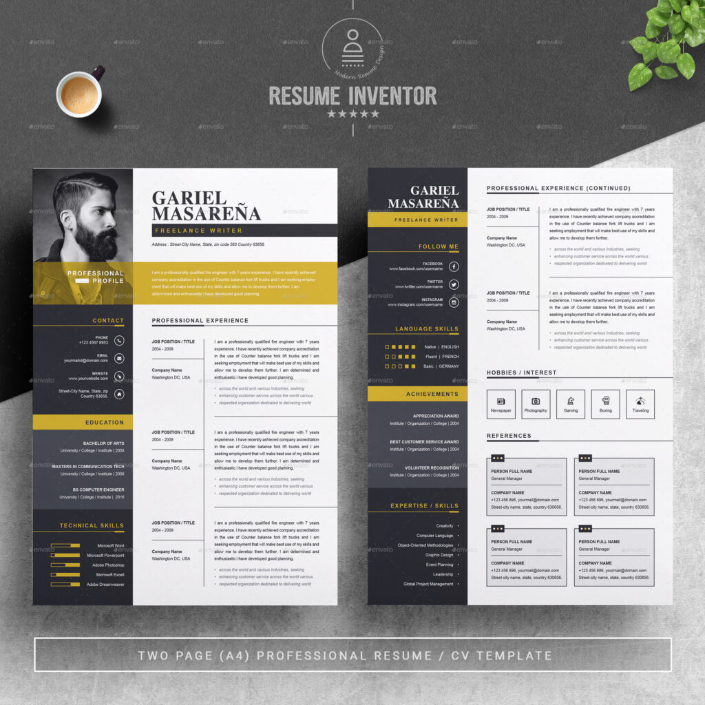 Resume Templates Envato (3) - TEMPLATES EXAMPLE | TEMPLATES EXAMPLE