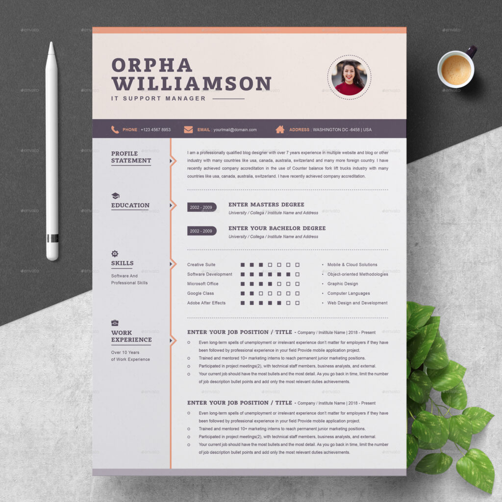 Resume Templates Envato (8) - TEMPLATES EXAMPLE | TEMPLATES EXAMPLE