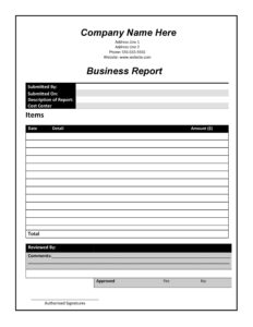 Report Template Business (3) - TEMPLATES EXAMPLE | TEMPLATES EXAMPLE