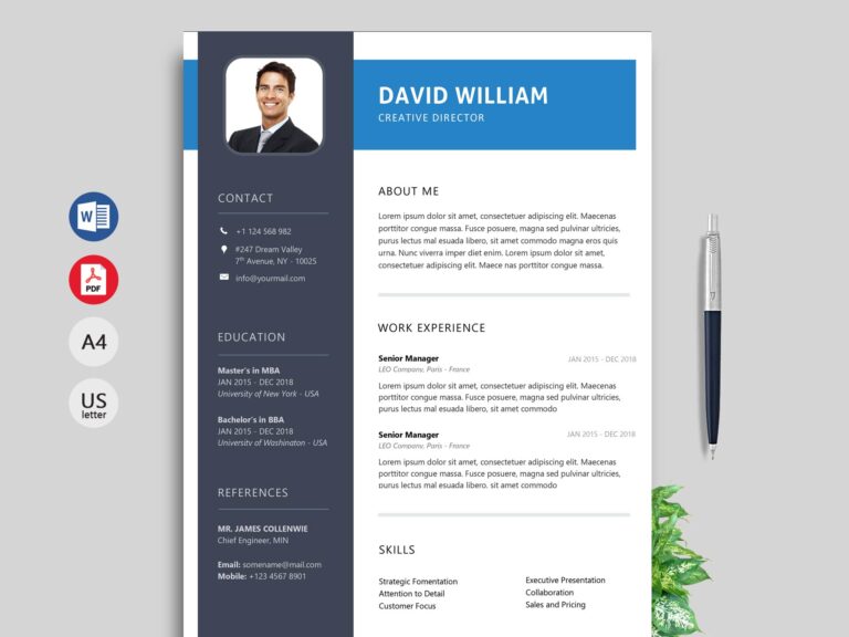 Resume Templates Modern (6) - TEMPLATES EXAMPLE | TEMPLATES EXAMPLE